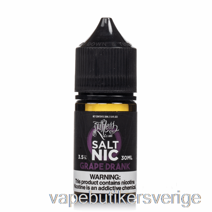 Vape Sverige Druva Drack - Hänsynslöst Salt - 30ml 10mg